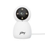 Godrej 3Mp Smart Wi-Fi Cctv Camera | Eve Pro 3 | New Launch | Night Vision | 360° View | Ai Human Tracking | Motion Detection | Indoor Camera | 2-Way Talk | Up To 256Gb Sd Card Support | Alexa Support
