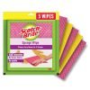 Scotch-Brite Sponge Wipes- Reusable, Kitchen And House Cleaning- Easy To Use, Cleans Any Mess In A Swipe, Absorbs Water Its Own 10X Weight, Multi- Color, Biodegradable (Pack Of 5)