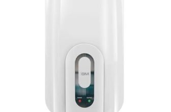 GM Fogo 5 LTR 3000 Watt Instant Water Heater | Advanced 3 Level Safety with Stainless Steel Tank & Compact Design | 6.5 Bar Pressure for High Rise Building | Suitable for Kitchen & Bathroom | White