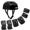 APRODO Kids Protective Gear Set for Roller Skating, Skateboarding & Cycling |for Kids 5 to 12 Years (Black) | Knee and Elbow Pads Wrist Guards Set for Skating, Skateboard & Cycling