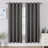Cortina 80-90% Blackout Solid Window Curtains 5 Feet Set Of 2 – Thermal Insulated | Curtain For Living Room | Drapes For Bedroom | (5 Feet, Grey)