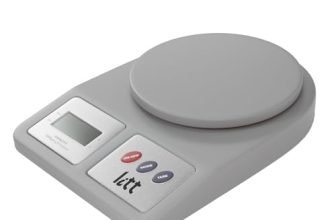 Litt by Lifelong Digital Kitchen Weighing Scale | LCD Display with Tare & Mode Function | Compact & Accurate Weighing Machine for Kitchen, Baking, Diet, Food & Grocery | 5kg Capacity