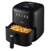 INALSA Air Fryer 3.5 ltr|1400 W with Air Crisp Technology|Temperature & Timer Control|8 Preset Menu & Digital Display|Air fry, Bake,Roast,Reheat,Dehydrate|Airfryer Recipe book-NutriFry 3.5