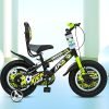 Vesco Kick Pro 14 T Kids Cycle With Balance Wheel & Back Rest Seat/Water Bottle | Rigid Fork, Frame 9 Inch | Ideal For 3 To 5 Years Boys & Girls (Green)