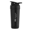 MuscleBlaze Stainless Steel Gym Shaker Pro (Black, 700ml)