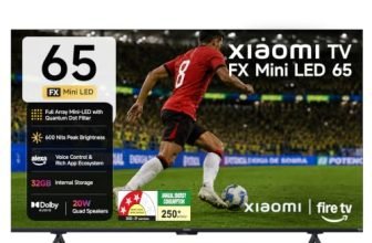 Xiaomi 165 cm (65 inches) Smart TV MiniLED QLED Fire TV L65MC-FSMIN