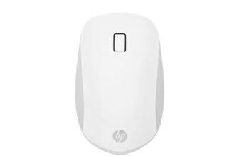 HP 410 Slim White Bluetooth Mouse/Bluetooth 5 connection/12 Month Battery life/1000-2000 dpi Multi-Surface Sensor/Compact and Ambidextrous Design