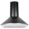 Faber 60 cm 1000 m³/hr Pyramid Kitchen Chimney || Baffle Filter || Push Button || 12 Years warranty on Motor|| Motor- 240 Watt || HOOD CLASS PRO PB BK LTW 60, Black