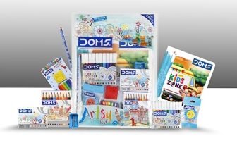 Doms Artsy Kit | Gift for Kids | Combination of 8 Stationary Items, Ink Color-Multicolor