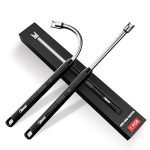 Crasts USB Plasma Rechargeable Electric Gas Lighter for Pooja Room, Candles, BBQ, Multi Purpose – 360 Degree Flexible & Windproof (Multicolor)