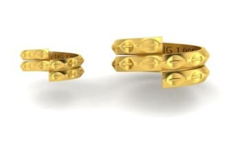 PNG Jewellers 2.5 gram Vedhani Gold Ring 24 kt (995)