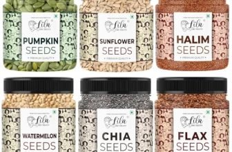 LILA DRY FRUITS Seeds Combo Pack Chia Flax Halim Pumpkin Sunflower Watermelon Seeds (100 g x 6) Premium All-In-One Seeds Combo Value pack | Perfect for Gifting