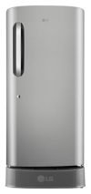 LG 210 L, 5 Star, Smart Inverter, Direct Cool Single Door Refrigerator (GLD2256ZAPZ, Shiny Steel, Fit Max Chiller Tray, Base stand with Drawer & Runs on Home Inverter)