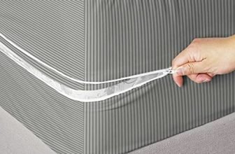 BSB HOME® Premium Cotton Mattress Cover/Protector with Zipper Chain| Available in Provides All Around Protection with 360° Encasing |72″x36″ (6×3 ft) – Pack of 1 – Grey