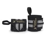 Fitness Mantra® Wrist Support – Gym Accessory | Wrist Wrap | Hand Grip Band | Weight Lifting Band | Size: 18 x 3 Inches | Color: Grey