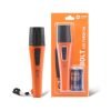 Orient Electric Bolt LED Torch Light | Orange & Black, Pack of 1