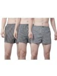 Dollar Pack of 3 Cotton Checkered Men Boxer