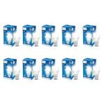 Philips 9-Watts B22 LED Cool Day White LED Bulb, Pack of 10, (Ace Saver)