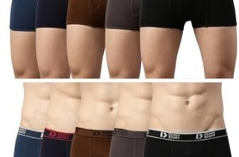 Dixcy Scott Originals Swish Trunk | Short Trunks for Men | 100% Combed Cotton | Soft, Sweat-Absorbent Waistband | C-Open Front Men’s Underwear | Elasticated Leg Grip Innerwear for Man | Pack of 2