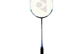 Yonex Muscle Power 22 Light Aluminum Strung Badminton Racquet, 4U-G5 (Black/Blue)