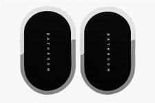 Cortina Pack Of 2 Quick Dry Water Absorbing Rectangular Silicon Floor Mat | Anti-Skid & Non-Slip Cushion Doormat For Home, Kitchen, Office, Washroom | 60X40Cm (Black)