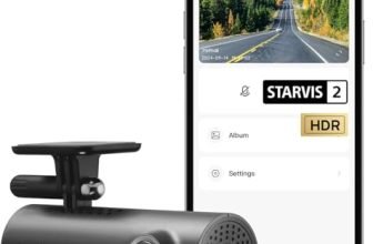 70mai M200 HDR DashCam 3, STARVIS 2 IMX662, 1080P with HDR Imaging, F1.8 Large Aperture, MaiColor Vivid+ Solution, Voice Control, WiFi, Optional Parking Mode, Upto 128GB Supported (M200)