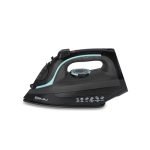Bajaj MX 45 Steam Aluminium Soleplate Iron | 2000 Watts Power For Faster Ironing | Non Stick German Coated Technology | 220 Ml Water Tank Capacity | 2-Yr Warranty 【Black & Grey】