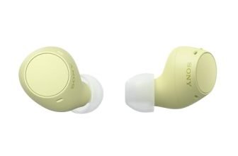 Sony WF-C510 Wireless Bluetooth Earbuds with Mic, TWS, in Ear, Ambient Sound Mode, Small and Comfortable, IPX4, Quick Charge, Multipoint Connectivity, Customized EQ, Up to 22 Hours Battery- Yellow
