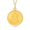Kalyan Jewellers 24K (999) Purity Lord Ganesh Gold Coin Pendant 8 Gms