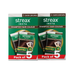 Streax Insta Shampoo Hair Colour for Women and Men, Dark Brown – Pack of 5 Combo Pack(1 Items in the set)