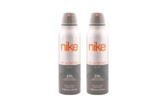Nike Up Or Down Deodorant Aerosol For Men | Long-Lasting Freshness & Odour Protection | Sporty Masculine Fragrance | 200 ml Each (Pack of 2)