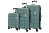 Kamiliant by American Tourister 3 Pc Harrier Edge 8W Set 56 Cm, 68 Cm & 78 Cm – Small, Medium & Large Polypropylene(PP) Hardside 8 Wheels Spinner Luggage Set/Trolley Bag Set (Slate Grey)