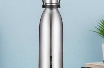 BOROSIL Bolt Bottle 24 hrs Hot & Cold Vaccum Insulated 1500 ml Stainless Steel Flask(Pack of 1, Silver)