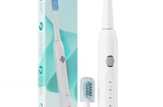Caresmith SPARK New Rechargeable Electric Toothbrush For Adults | 2 Brush Heads | 5 Operational Modes (White, 1)