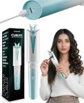 OWNAIR Automatic Hair Curler for Women | Cordless Hair Curler Machine – Dual Modes (Left/Right), 2 Temp Settings (160°C & 190°C), 4200mAh USB-C Rechargeable Iron with 360° Swivel Barrel