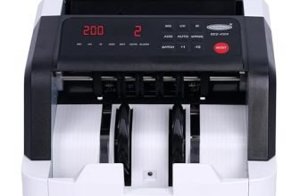 Bambalio BEE-4500 Heavy-Duty Fully Automatic/1200 Notes/Min Speed UV/MG/IR/Double/Half/Chain Counterfeit Detection, Add/Batch Fake Note Detector|Compatible with New & Old Currency Digital Bill Counter