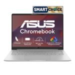 ASUS Chromebook CM1405 (2026), Smartchoice, MediaTek Kompanio 540 Processor, 8GB RAM, 128GB SSD, FHD, 14″(35.5 cm), Chrome OS, Pure Grey, 1.37 Kg, CM1405CM4A-S60033, Thin & Light Laptop