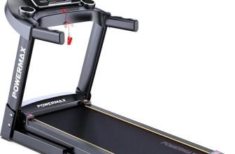 Powermax Fitness Tdm-96 4Hp Motor 110Kg Manual Incline Heart Rate Sensor Foldable For Home Cardio Treadmill (Max Weight:110 Kg)