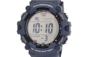 Casio Men Plastic Digital Blue Dial Watch-Ae-1500Wh-2Avdf, Band Color-Blue