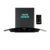 Faber Fully Automatic Autoclean Smart Chimney 75cm|Odour Sensor|Go Hands Free|Remote Control|1350 m3/hr Filterless|12 Yr on Motor, 2 Yr Comprehensive Warranty by Faber|Hood Stella 3D IN HC SC FL BK 75