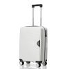 HRX Parabola Cabin Size Intergallcatic Grey Polypropylene Hard Shell Suitcase – Premium Travel Trolley Bag with 8 Spinner Wheels, Number Lock & Water Resistant Body
