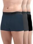 Freecultr Men’s Underwear Anti Bacterial Micro Modal Airsoft Brief – Non Itch No Chaffing Sweat Proof-(Xpat & Crux Waistband), Large,Black