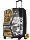 ARISTOCRAT Bruce Trolley Bag, Hard Luggage, with Combination Lock Check-in Suitcase 8 Wheels – 29 Inch