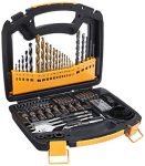 amazon basics Drill and Driver Multi-Bit Set – 100-Piece,Plastic,Straight