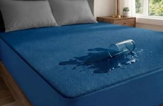MollisHomes Premium 100% Waterproof Mattress Protector King Size, 72×72 Inches | Breathable and Hypoallergenic Ultra Soft Fitted Bed Protector Cover 72″x72″ – King, Royal Blue