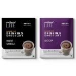 Cocosutra LITE Sugar Free Drinking Chocolate | Swiss Vanilla & Mocha | Hot or Cold | Low Carb, Low Calorie | Stevia & Erythritol Based | Ready in 2 Minutes | 20g Each