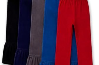 T2F Gilrs Flared Leggings (Pack of 5)(GLSLEG05_Multicolor_3-4 yrs)