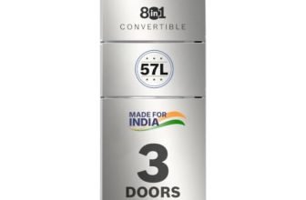 Bosch 302L, 3 Star, MaxFlex Convert Frost Free Triple Door Refrigerator | 8-in-1 Convertible Storage Modes | 57L Extra Convertible Zone |Cool Extend up to 18 hours (CMC33S23VI, 2026 Model, Fine Steel)
