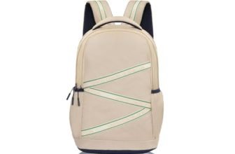 United Colors of Benetton Phantom 34L Laptop Backpack – Beige | Water-Resistant | Fits 14-inch Laptop Compartment | Stylish & Organized for Professionals