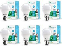 Syska 9 W Basic Standard B22 LED Bulb(White, Pack of 6)